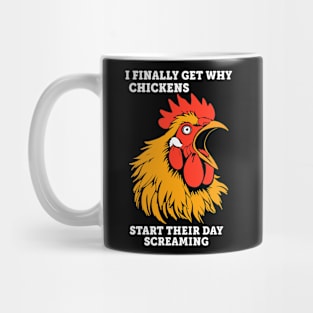 Chickens Screaming Mug